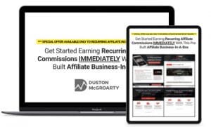 Duston McGroarty – Affiliate Business in a Box