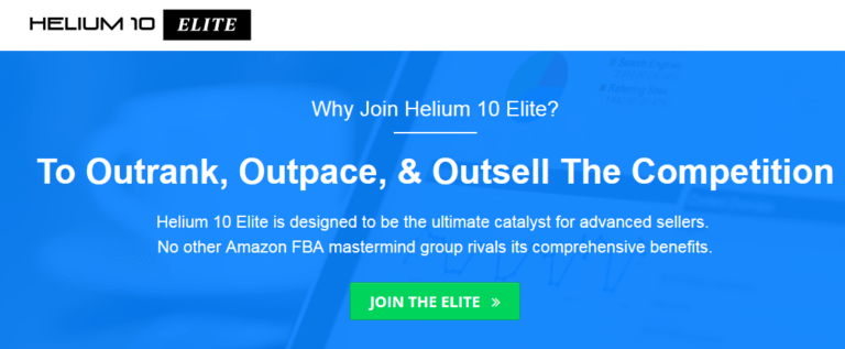 Helium 10 Elite – Amazon FBA Masterminds Download