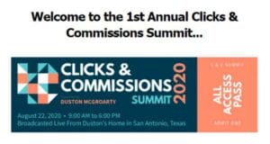 Duston Mc Groarty – Clicks & Commissions Summit 2020 Download