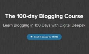 The 100-day Blogging Course