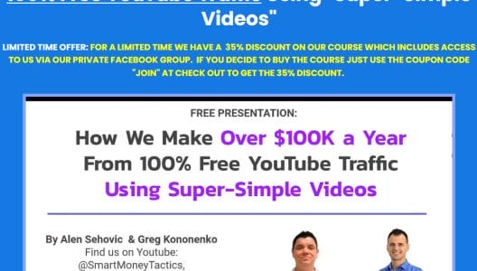 Greg Kononenko - Jet Video Academy How We Make $10k/Month With Super-Simple Videos