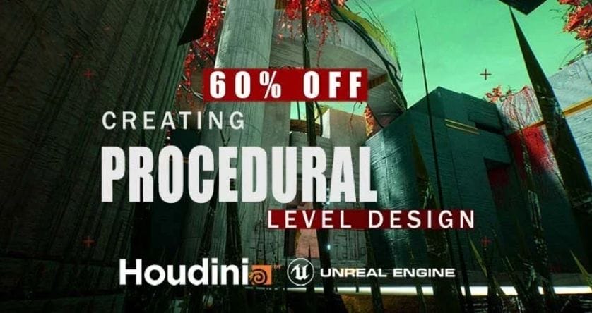 Gumroad - Houdini Tutorial Procedural Level Design In UE4