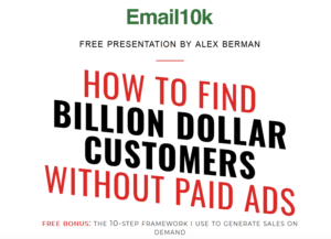 Alex Berman – Email 10k Download