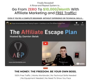 Damien Belak – The Affiliate Escape Plan