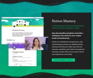 Marie Poulin – Notion Mastery